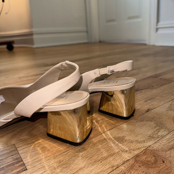 Franco Sarto - Pointed Toe Kitten Heel - Block Heel - Sz 8.5 - Picture 3 of 5